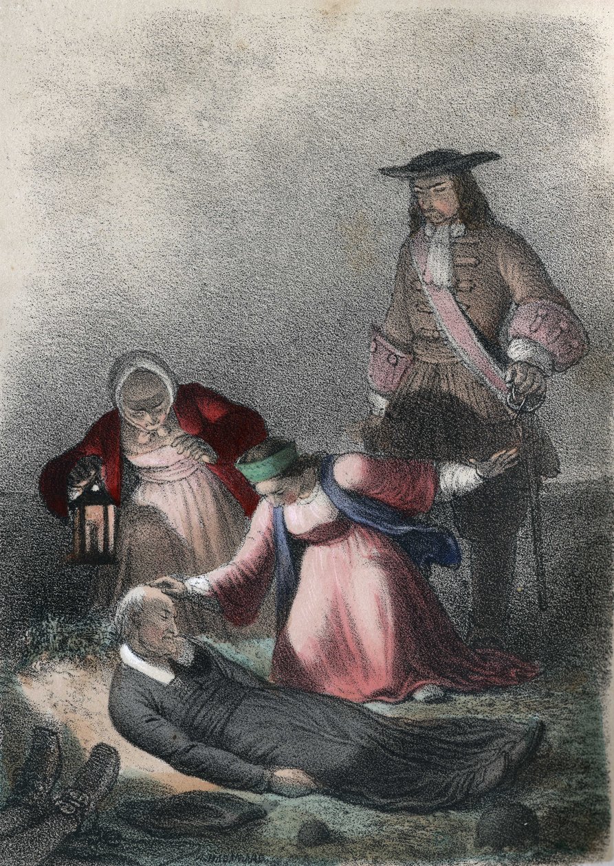 I. Orosz Katalin (Marta Elena Skavronska, később Marfa Samuilovna Skavronskaya) – I. Katalin (1684-1727), gyermek, megtalálja Skovronski lelkészt, az őt felnevelő lelkészt, aki meghalt Mariembourgban, az oroszok által megszállt városban. a „The illu alkotó: French School