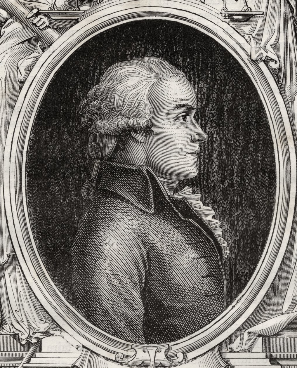 Charles Cochon de Lapparent, Louis Blanc (1811-82) "Histoire de la Revolution Francaise" című művéből alkotó: French School