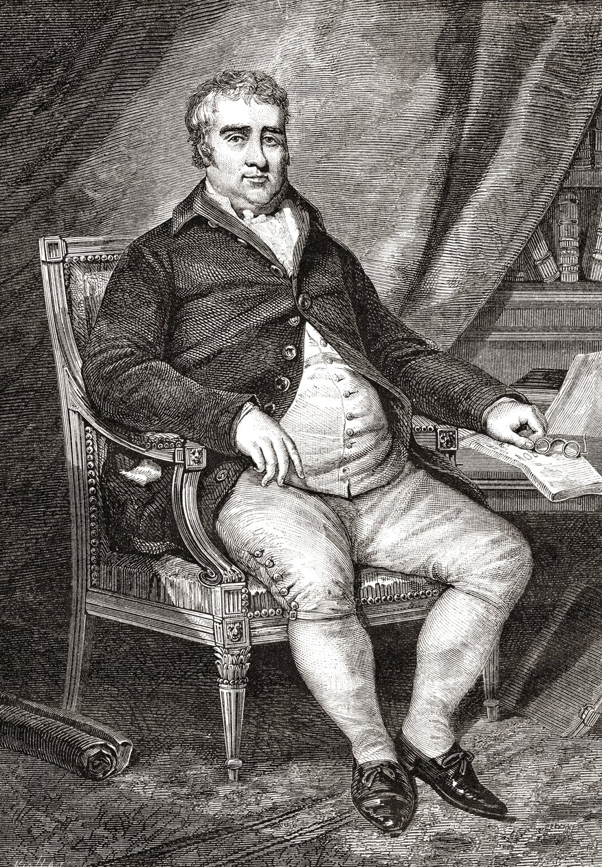 Charles James Fox, Louis Blanc (1811-82) "Histoire de la Revolution Francaise" című művéből alkotó: French School
