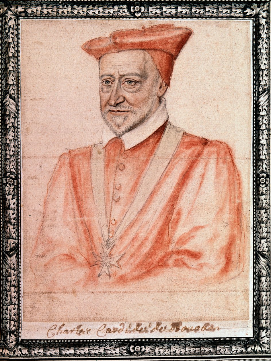 Charles de Bourbon (1523-1590), Rouen érseke (rajz) alkotó: French School