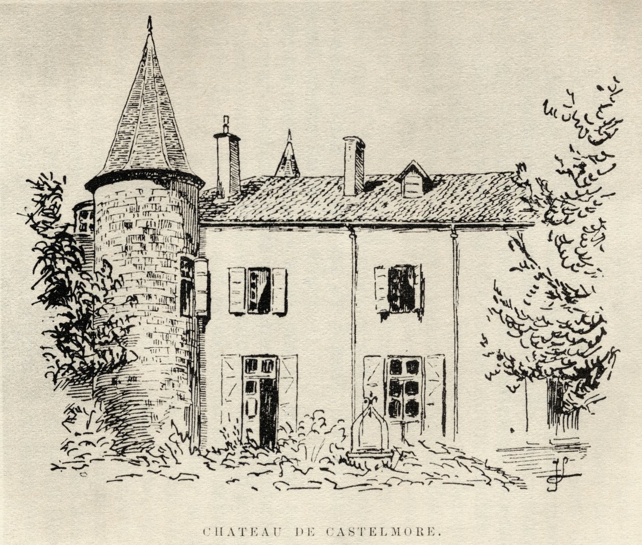 Chateau de Castelmore, Charles de Batz-Castelmore emlékirataiból, Comte dArtagnan, 1928-ban alkotó: French School