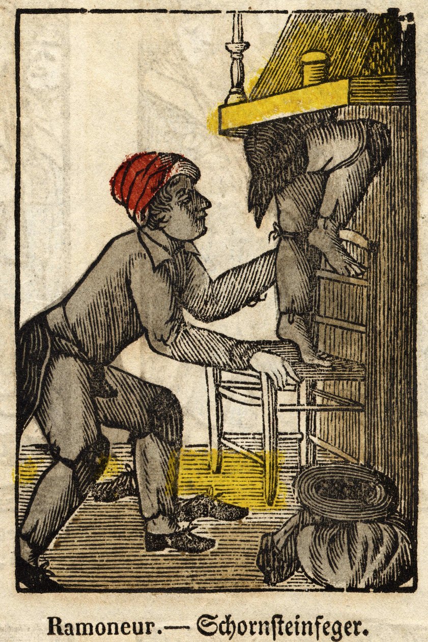 Kémény; Sorozat a kereskedésekről alkotó: French School