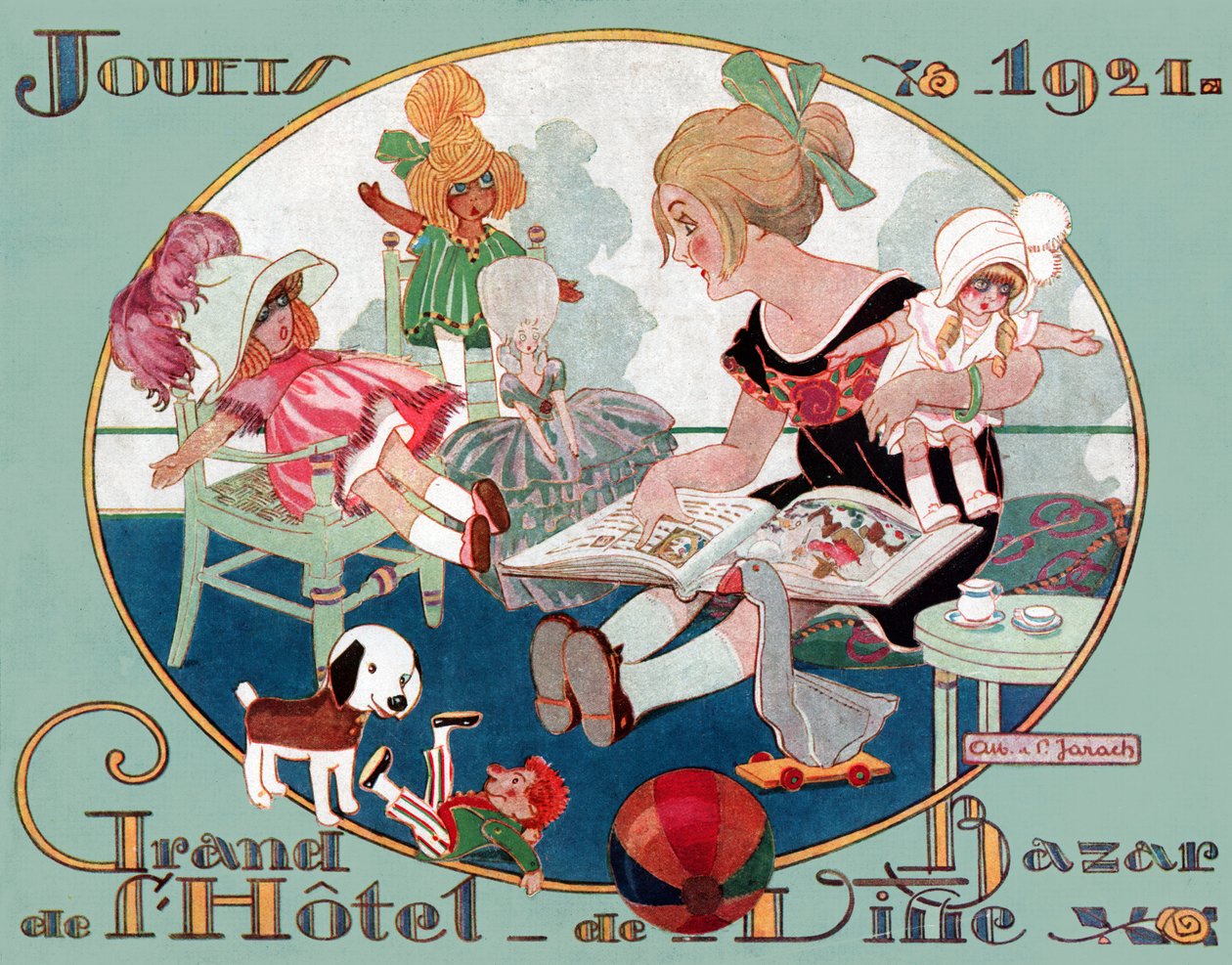 Karácsonyi játékok. 1921 (metszet) alkotó: French School