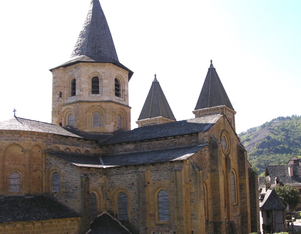 St. Foy templom, 1050 körül Odolric apát kezdte alkotó: French School