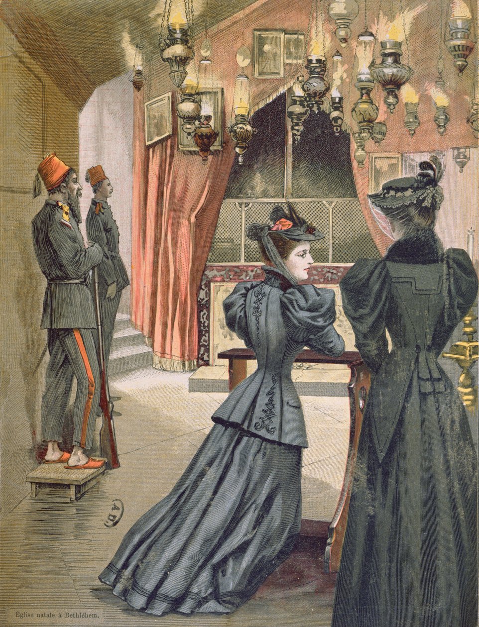 Születés temploma, Betlehem, 1894 alkotó: French School
