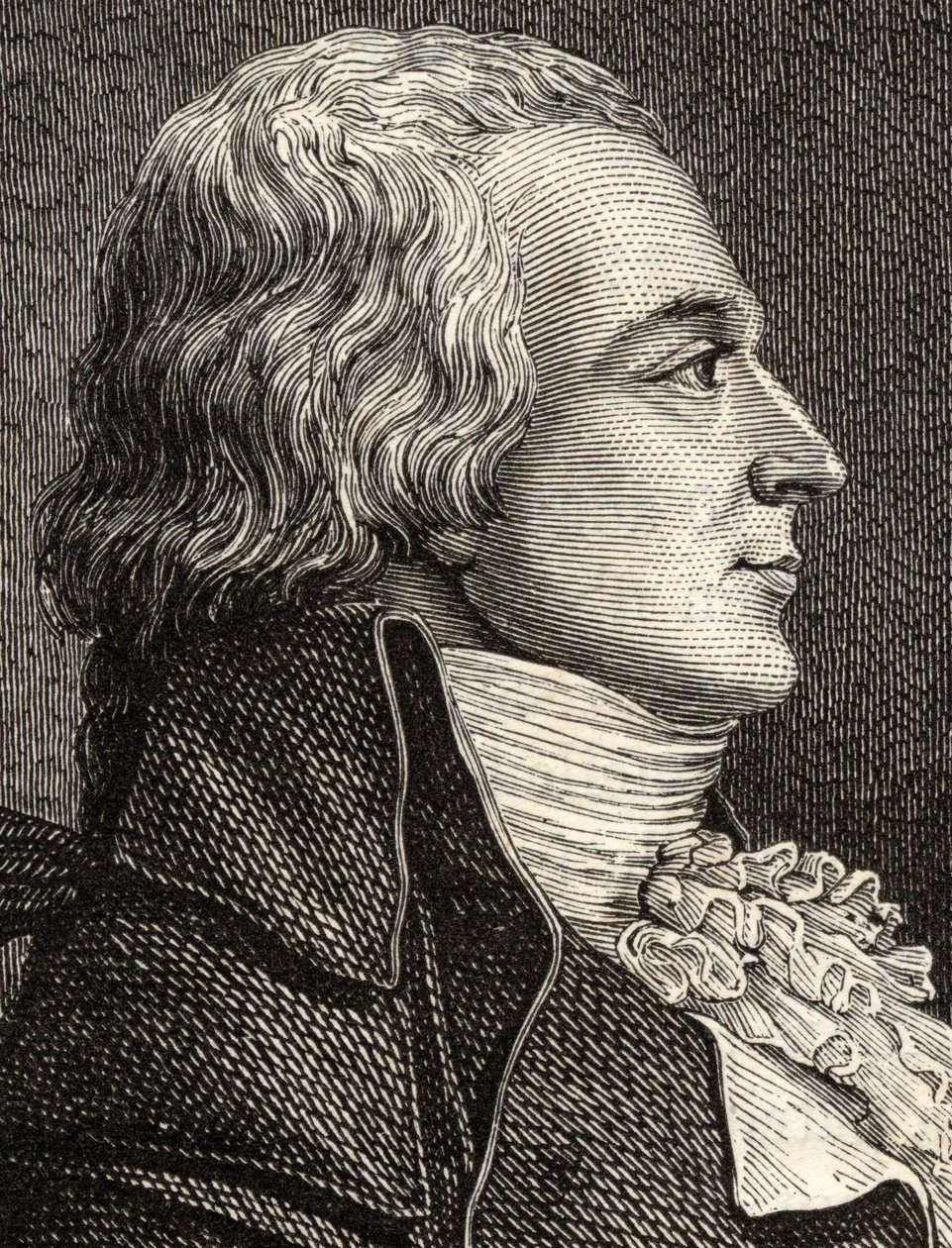 Claude Bazire, Louis Blanc (1811-82) "Histoire de la Revolution Francaise" című művéből alkotó: French School