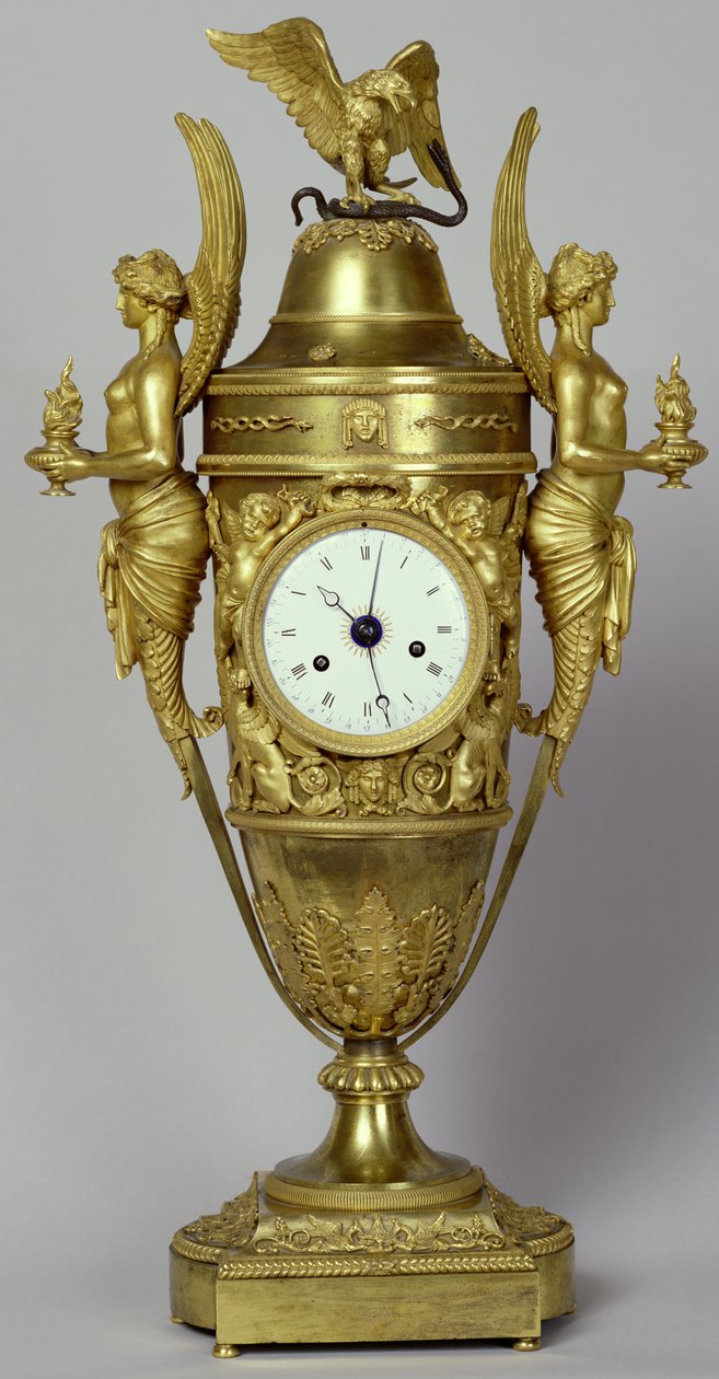 Óraváza sassal, 1800 körül (aranyozott bronz) alkotó: French School