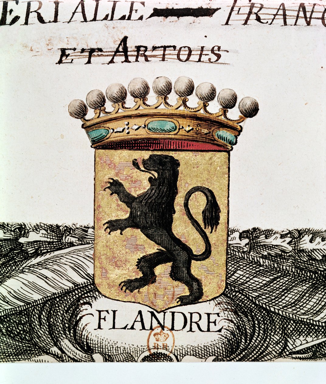 Flandria címere alkotó: French School