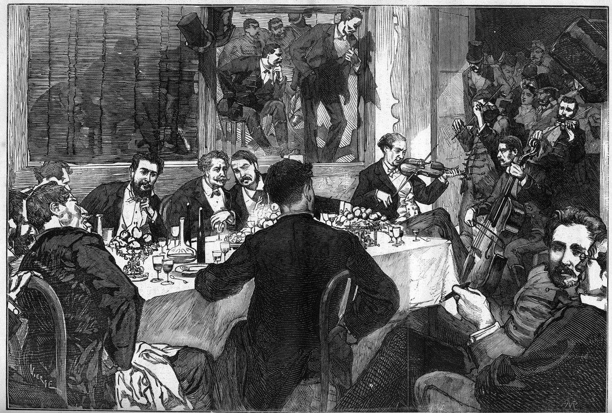 Réményi magyar hegedűművész koncertje (Hoffmann Eduárd mondta alkotó: French School