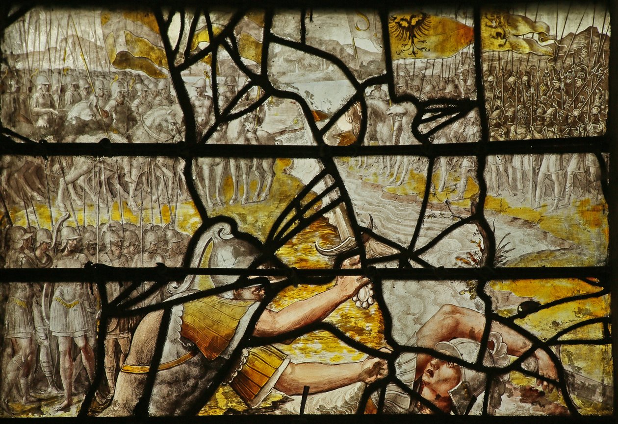 Konstantin harcol Maxence ellen alkotó: French School