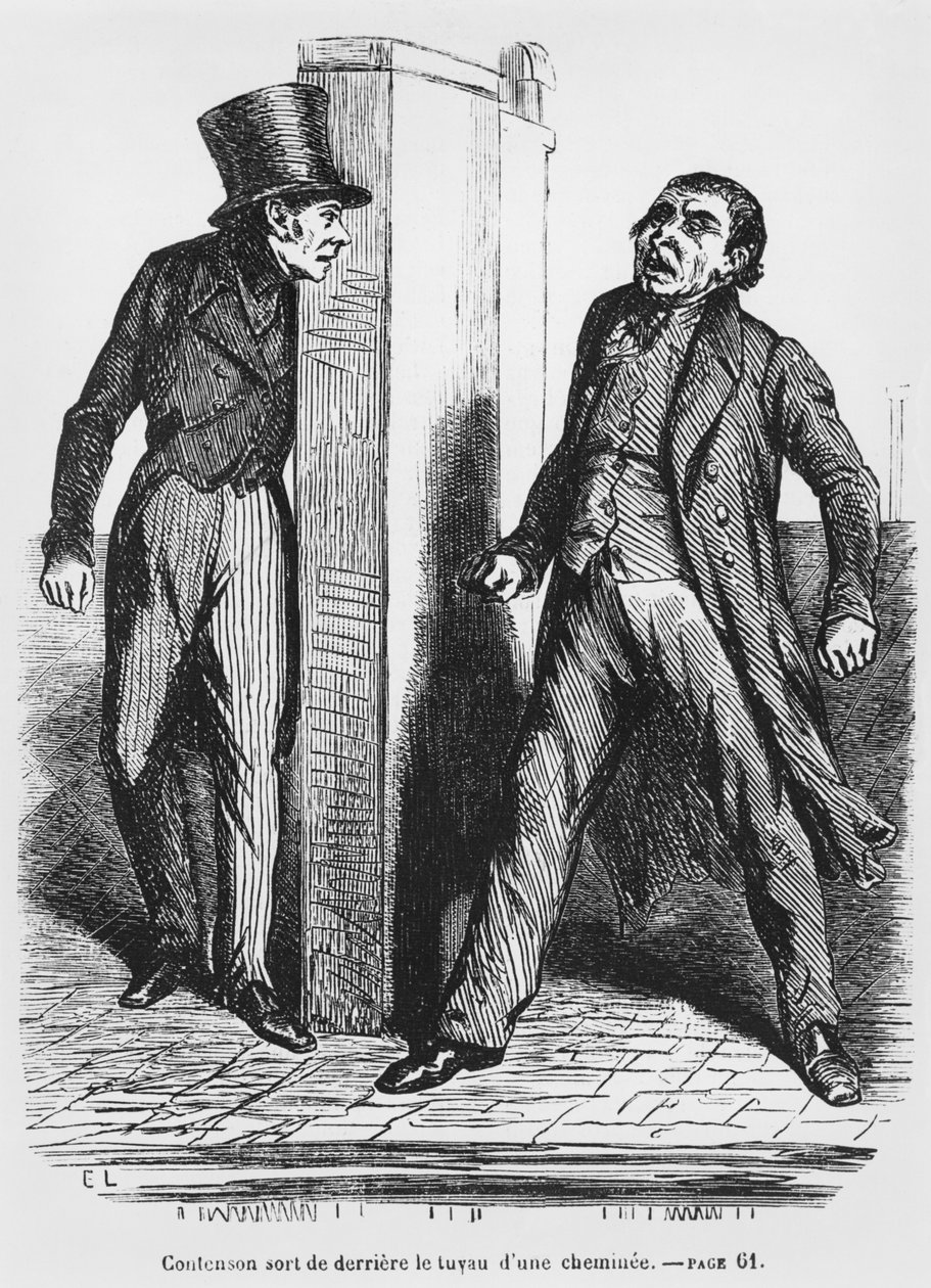 Contenson és Vautrin, Honore de Balzac Splendeurs et Miseres des Courtisanes illusztrációja, 1867-ben megjelent alkotó: French School