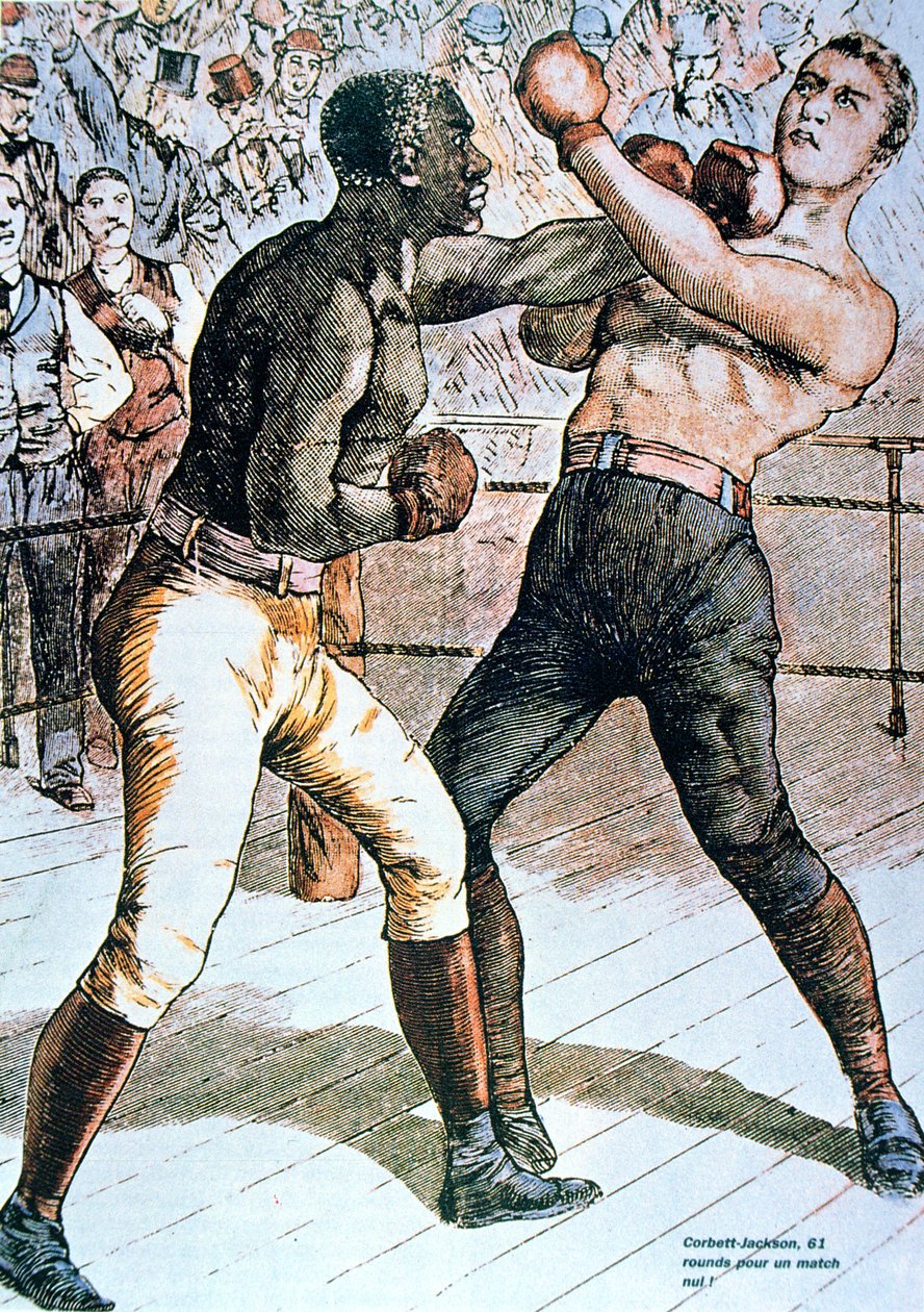 Corbett-Jackson: 61 forduló a meccs nélkül! 1891 alkotó: French School