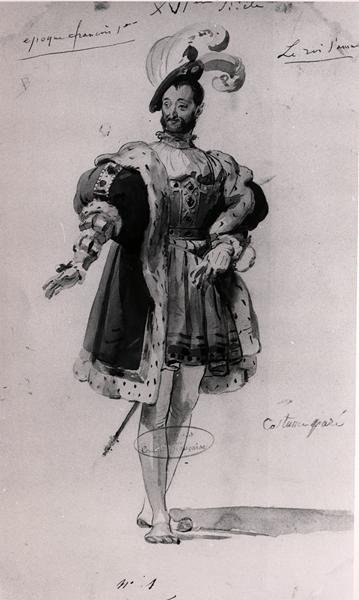 Jelmezterv Victor Hugo (1802-85) "Le Roi s