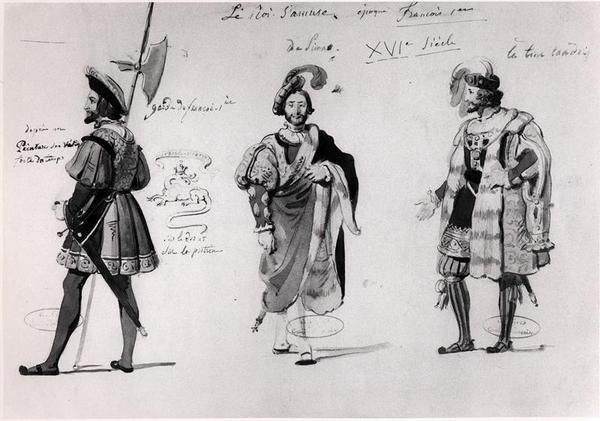Jelmeztervek Victor Hugo "Le Roi s