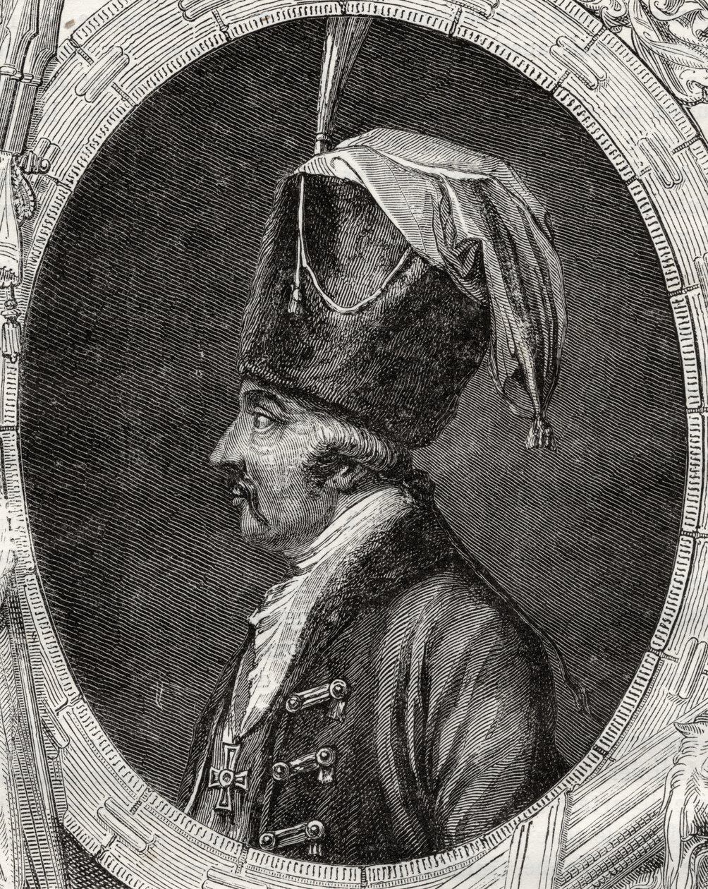 Dagobert Seigmund von Wurmser gróf, Louis Blanc (1811-82) "Histoire de la Revolution Francaise" című művéből alkotó: French School