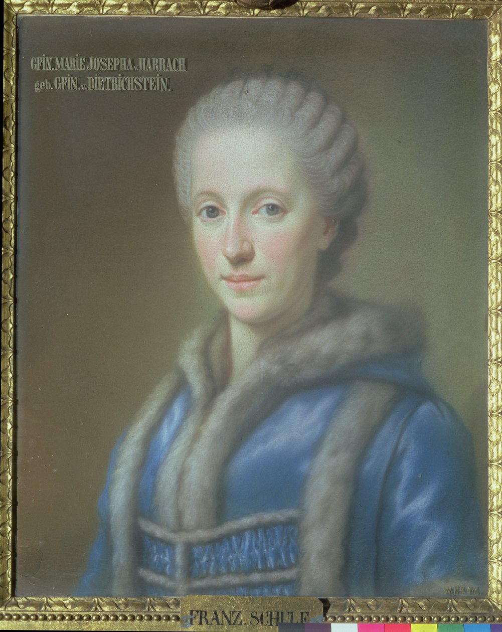 Maria Josepha von Harrach grófnő, Guido von Harrach gróf felesége (1732-83) alkotó: French School