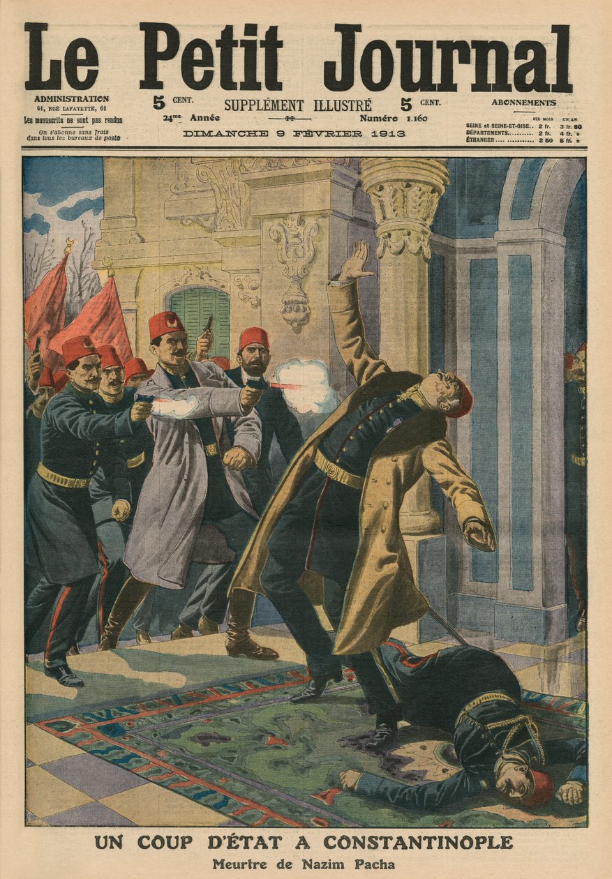 Konstantinápolyi államcsíny, Nazim pasa meggyilkolása, a 