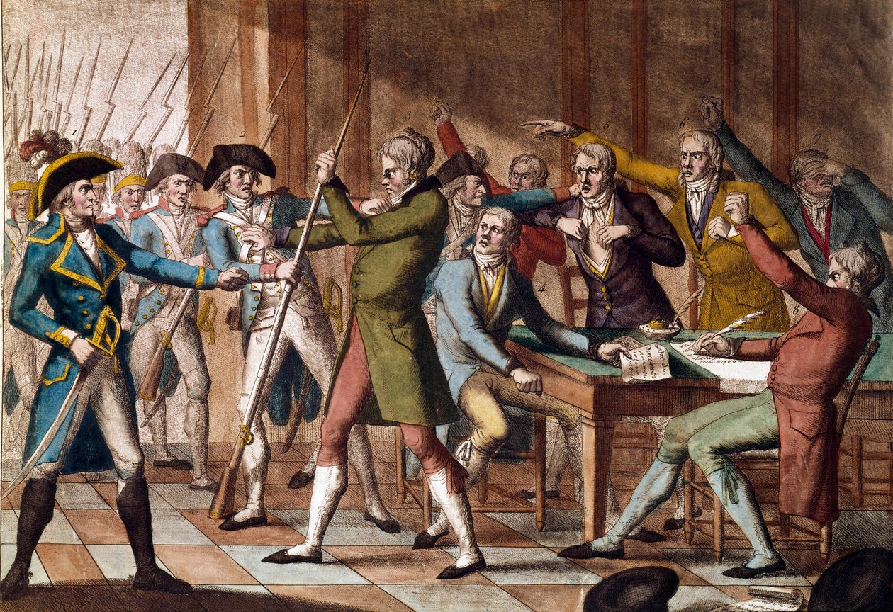 18 Fructidor puccsa (1797. szeptember 4.). alkotó: French School