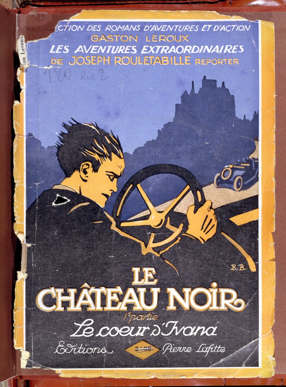 Gaston Leroux (1868-1927) Le Chateau Noir borítója, 1922 alkotó: French School
