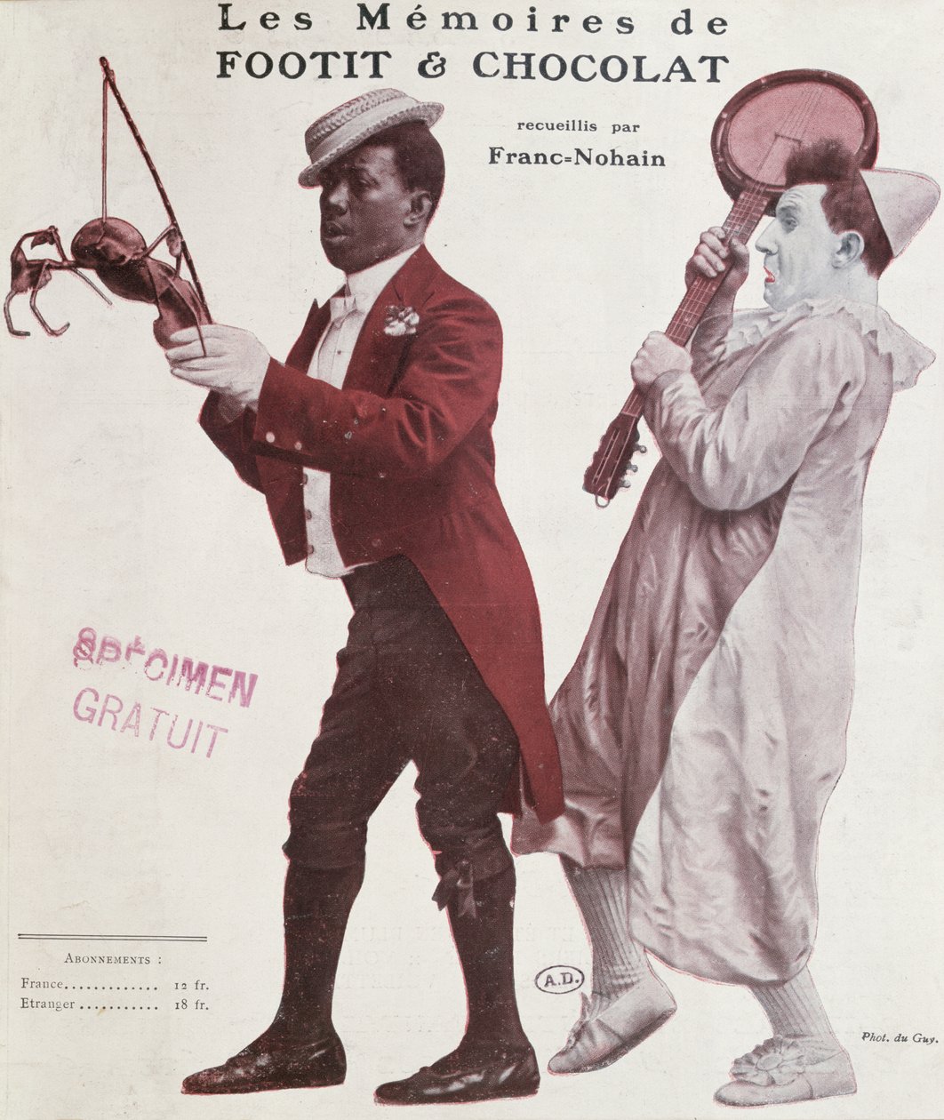 A The Memoirs of Footit and Chocolat borítója alkotó: French School