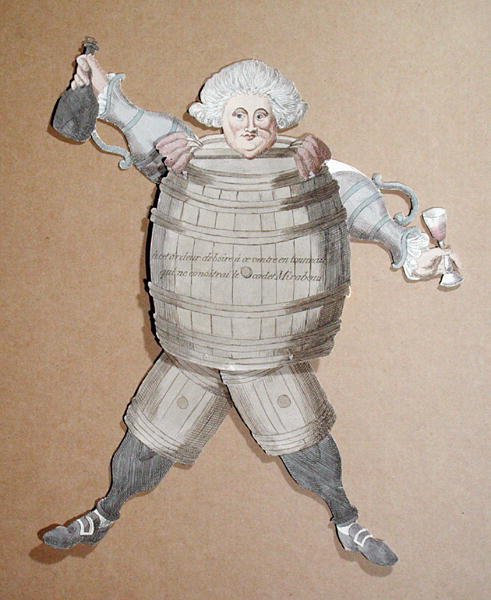 Louis Riqueti (1754-95) Vicomte de Mirabeau kivágása, 1790 körül (lásd még: 104552) alkotó: French School