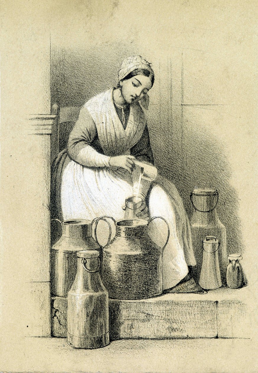 Dairy, Franciaország, v.1855 alkotó: French School