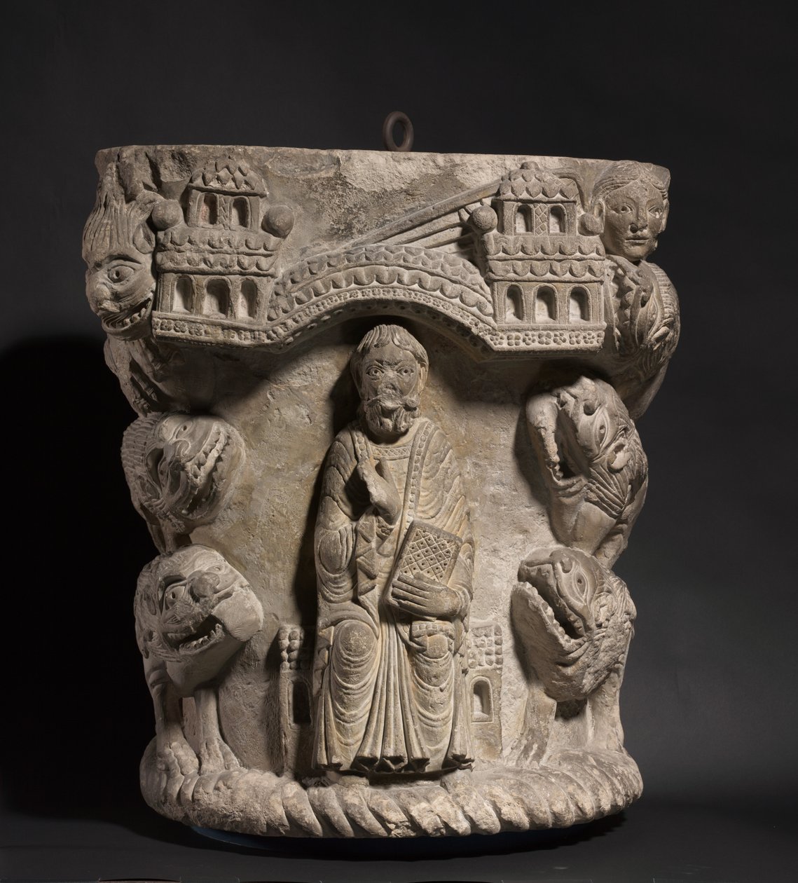 Daniel az oroszlán barlangjában, 1125-1150 körül alkotó: French School