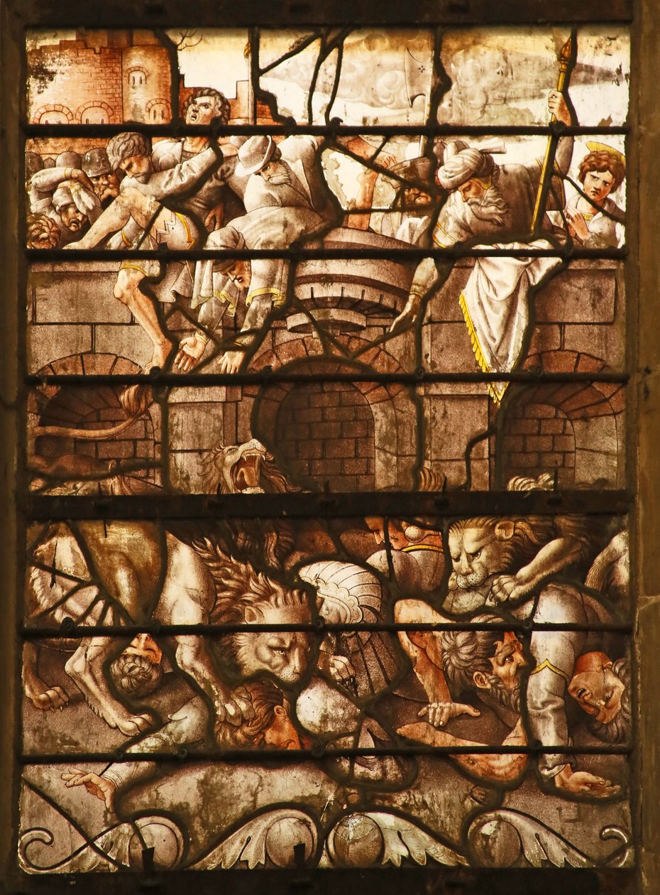 Daniels oroszlánok barlangja alkotó: French School