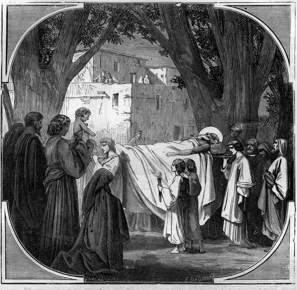 Agathon, Thaumaturge Agathon pápa halála 678-tól 681-ig. Vésett Maurice Lachatre „Histoire des Papes-Kings-Queen and Emperors through the Centuries” c. alkotó: French School