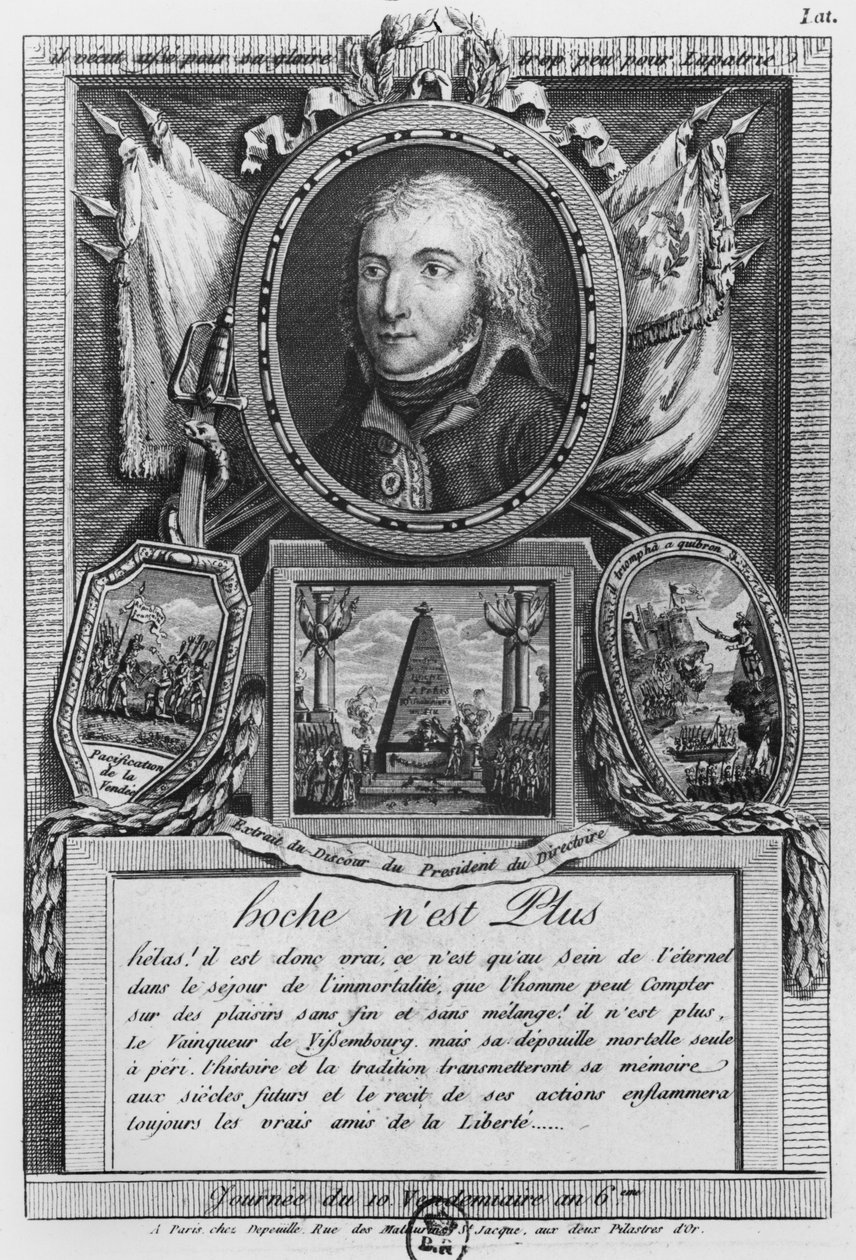 Louis Lazare Hoche tábornok halála alkotó: French School