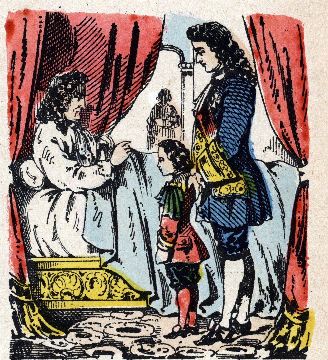 XIV. Lajos halála Versailles-ban, szeptember 1-jén alkotó: French School