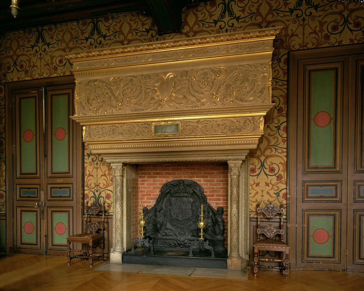 Dekoratív kéménydarab alkotó: French School