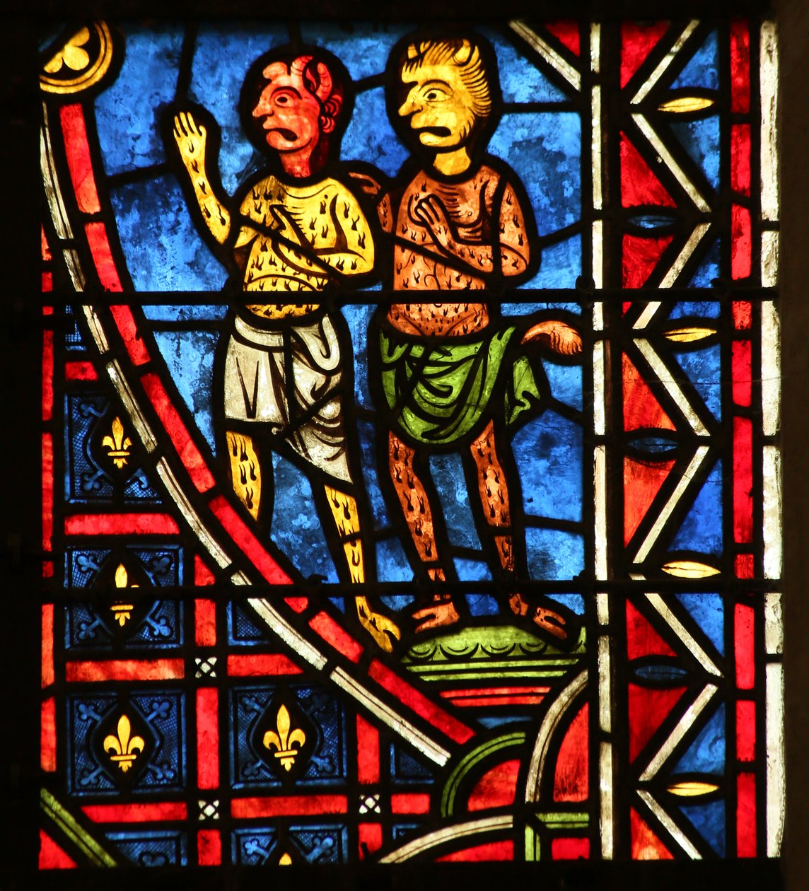 A démonok Theophilust nézik alkotó: French School