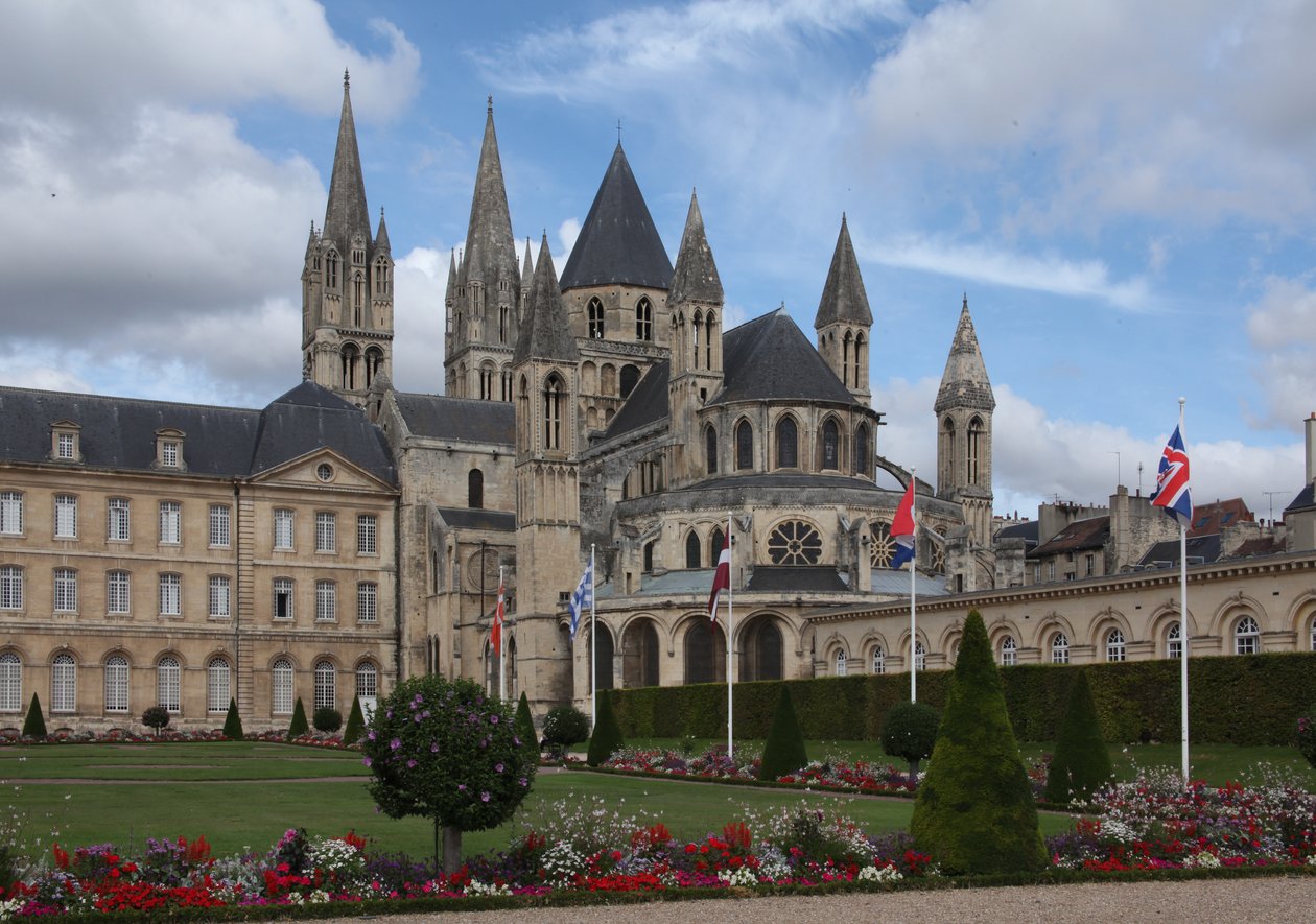 Az apátság délkeleti nézetét ábrázolja alkotó: French School