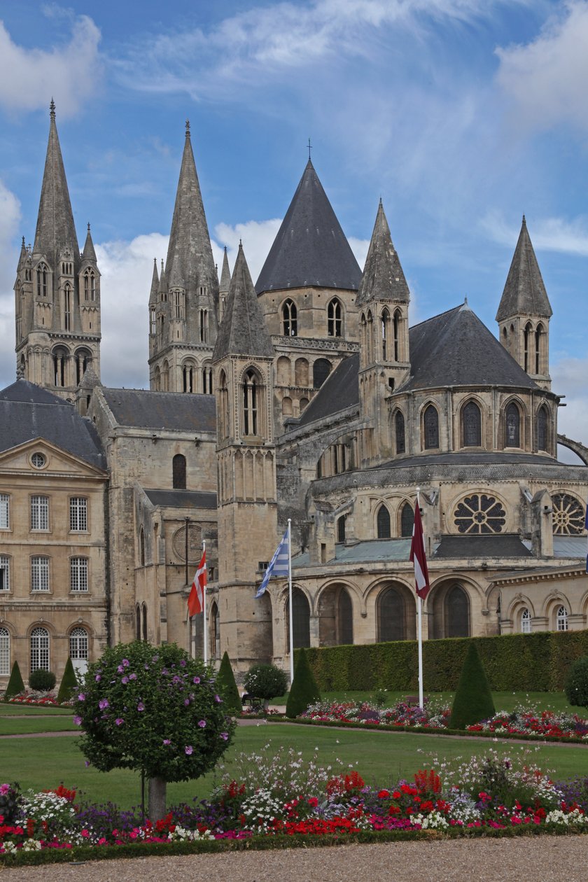 Az apátság délkeleti nézetét ábrázolja alkotó: French School