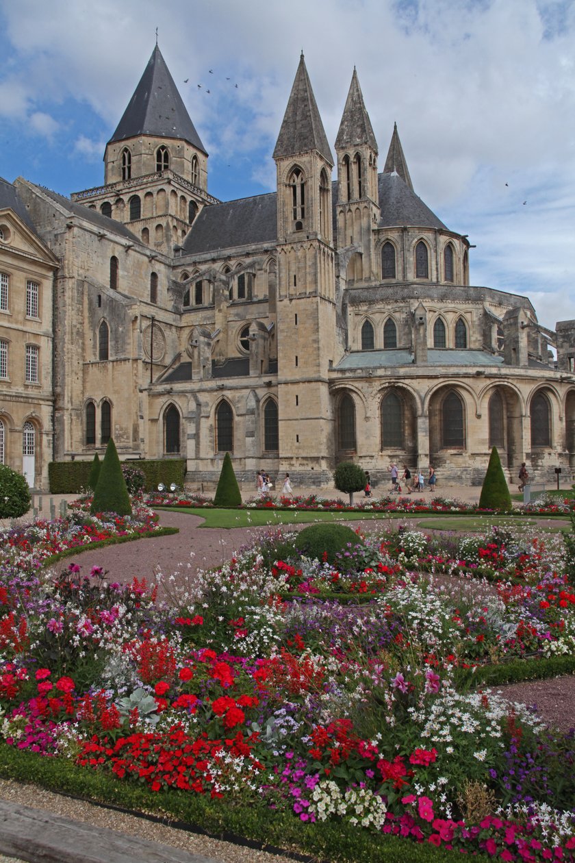 Az apátság délkeleti nézetét ábrázolja alkotó: French School