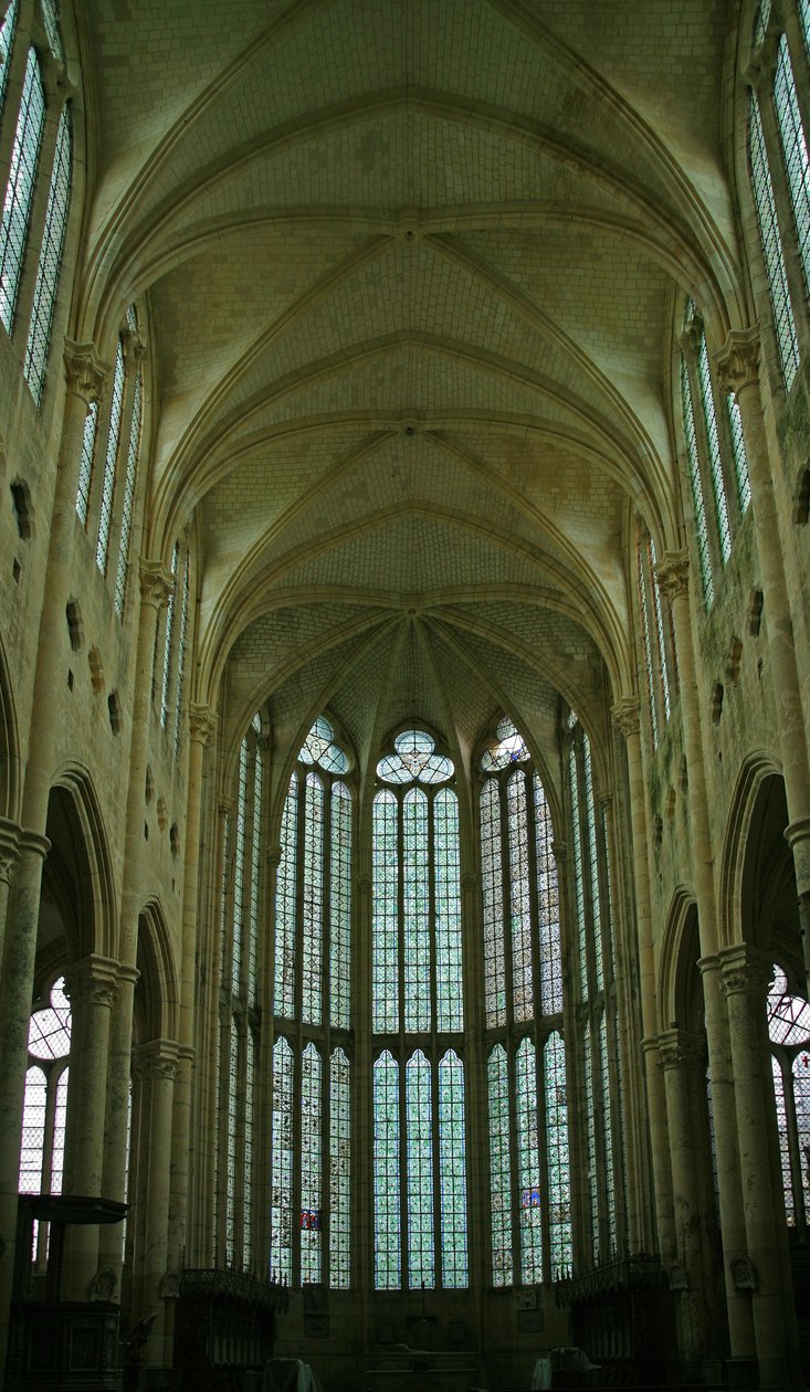 A kórus keleti végét ábrázolja alkotó: French School