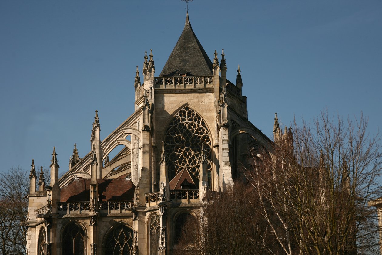 A templom keleti végét ábrázolja alkotó: French School