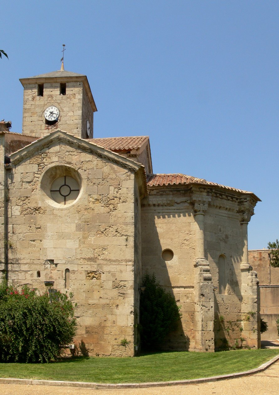 A templom keleti végét ábrázolja alkotó: French School