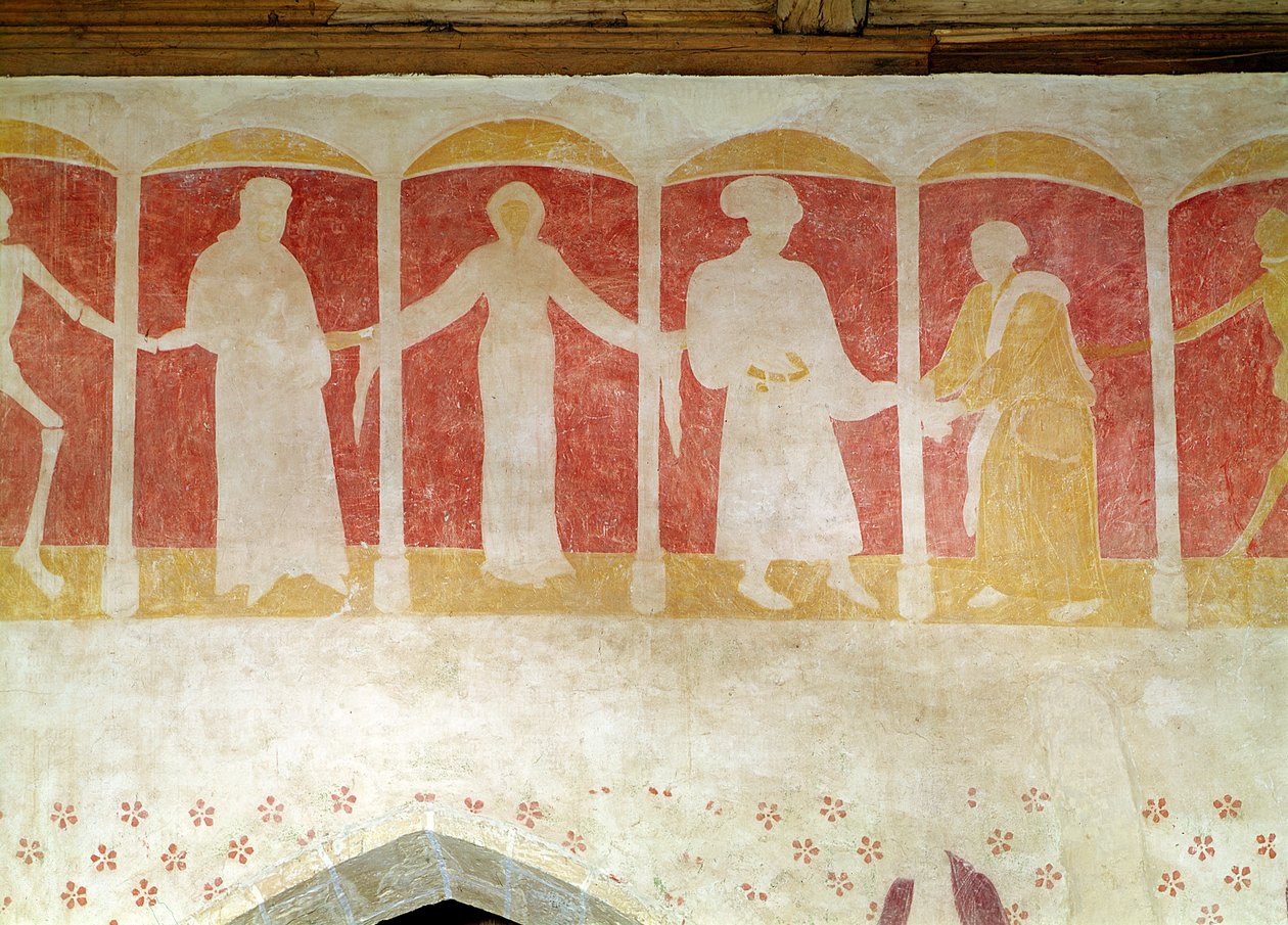 Részlet a Haláltáncból, 1460 körül alkotó: French School
