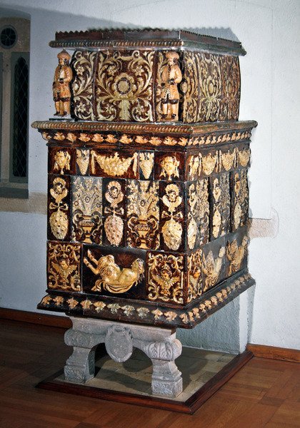 Háztartási tűzhely, c. 1705 (kerámia) alkotó: French School