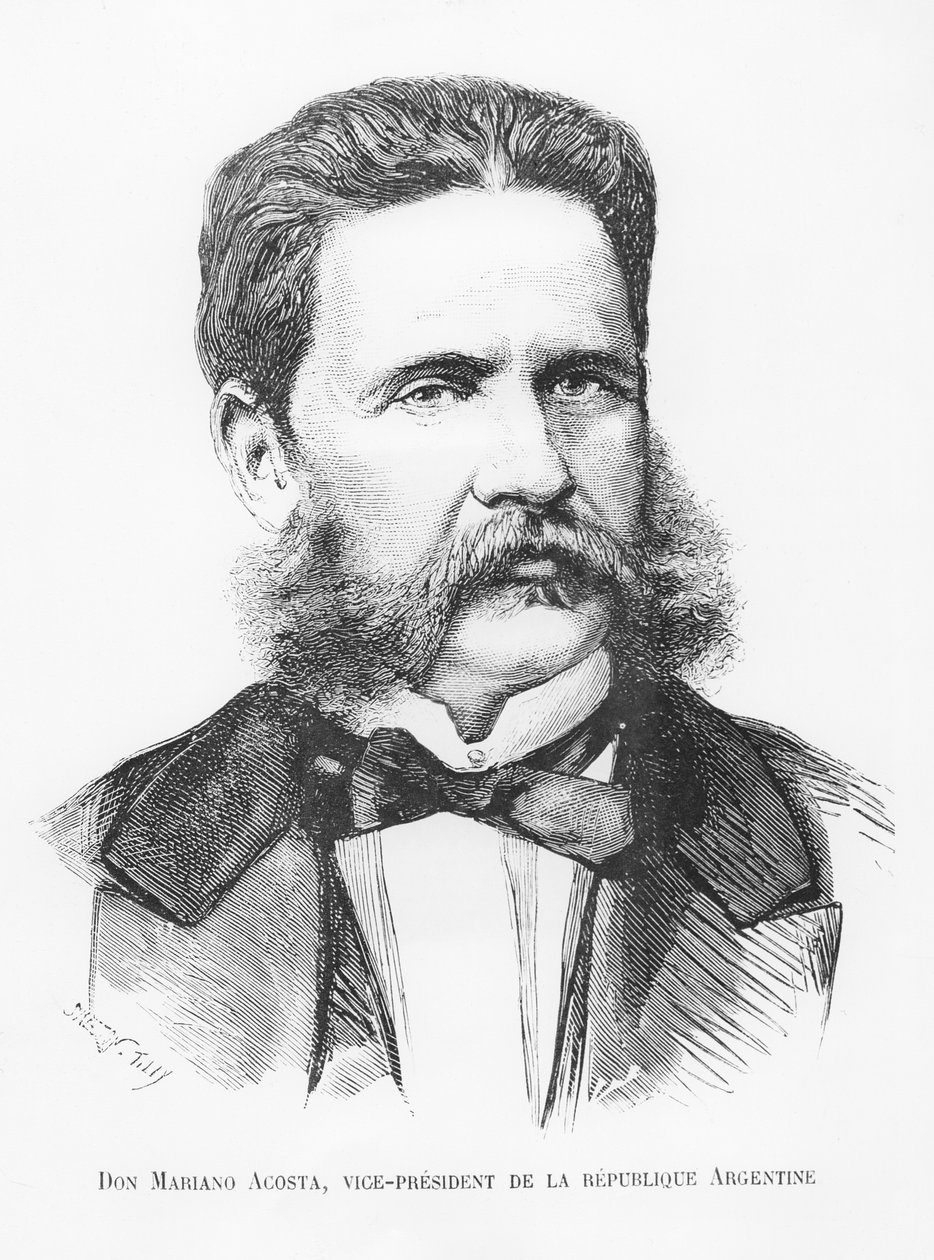 Don Mariano Acosta, Argentína alelnöke alkotó: French School