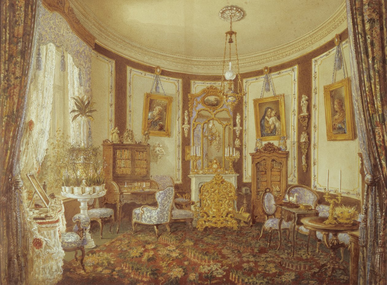 A Chateau de Sache szalonja (wc papíron) alkotó: French School