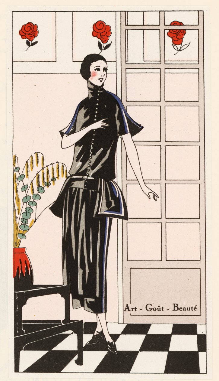 Jean Patou által tervezett ruha alkotó: French School