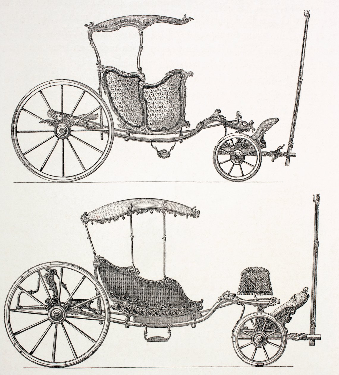 Tizennyolcadik századi francia kocsik, 1875 alkotó: French School