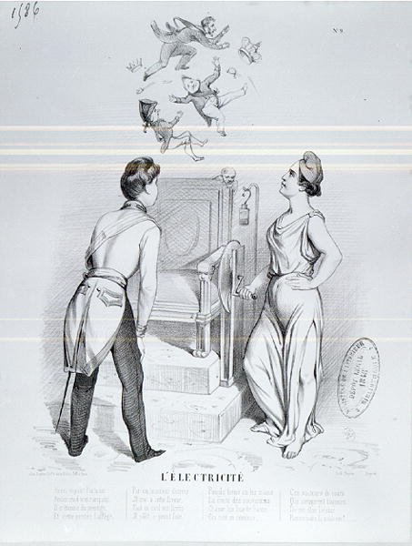 Villany, az 1848-as forradalom karikatúrája alkotó: French School