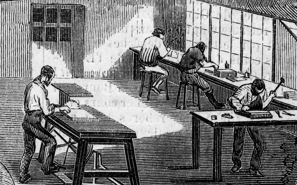 Elektrotipizáló műhelyek alkotó: French School