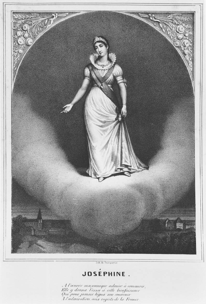 Josephine de Beauharnais császárné (1763-1814) és a szabadkőművesség, 1846 körül alkotó: French School