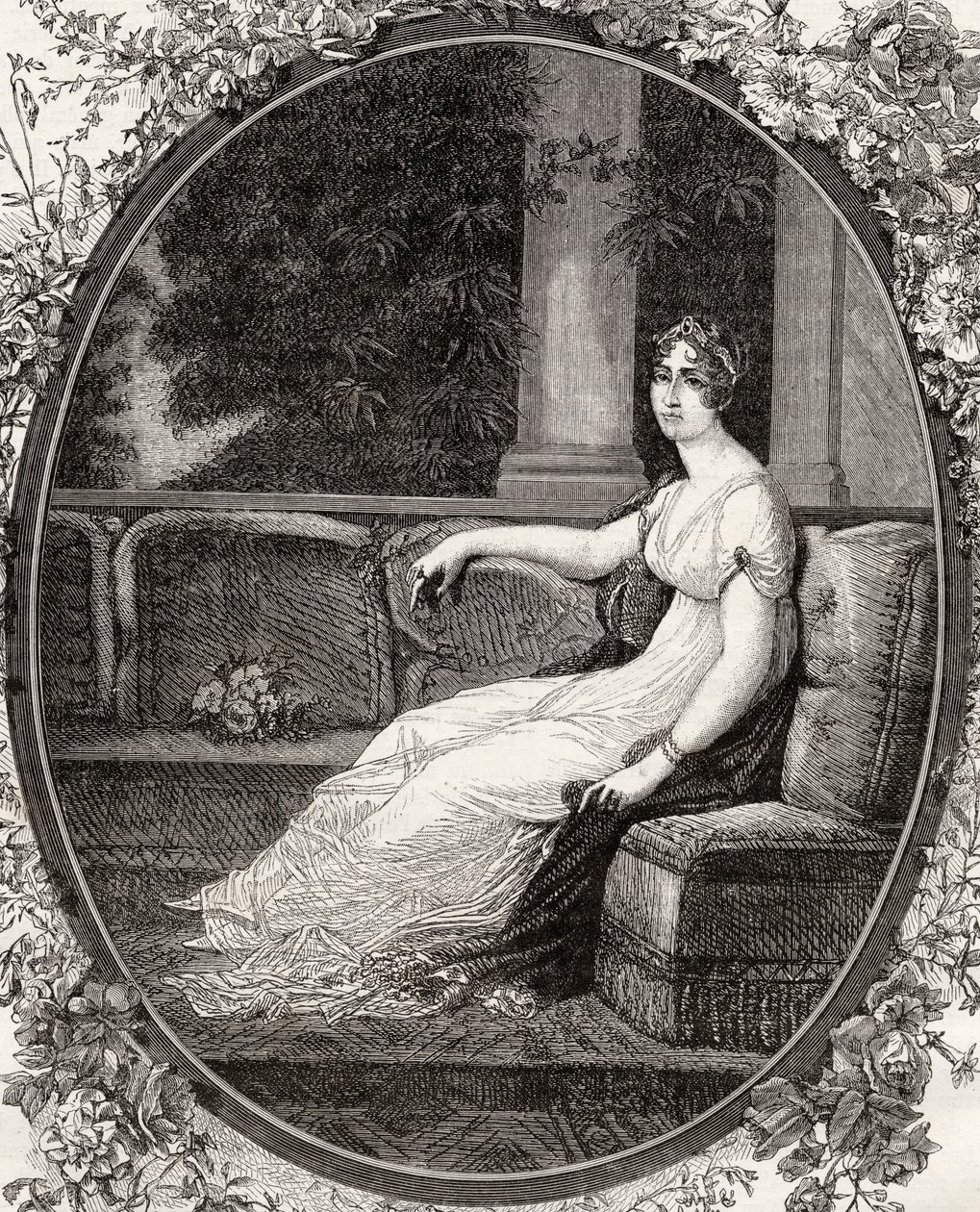 Josephine császárné, Louis Blanc (1811-82) "Histoire de la Revolution Francaise"-ből alkotó: French School