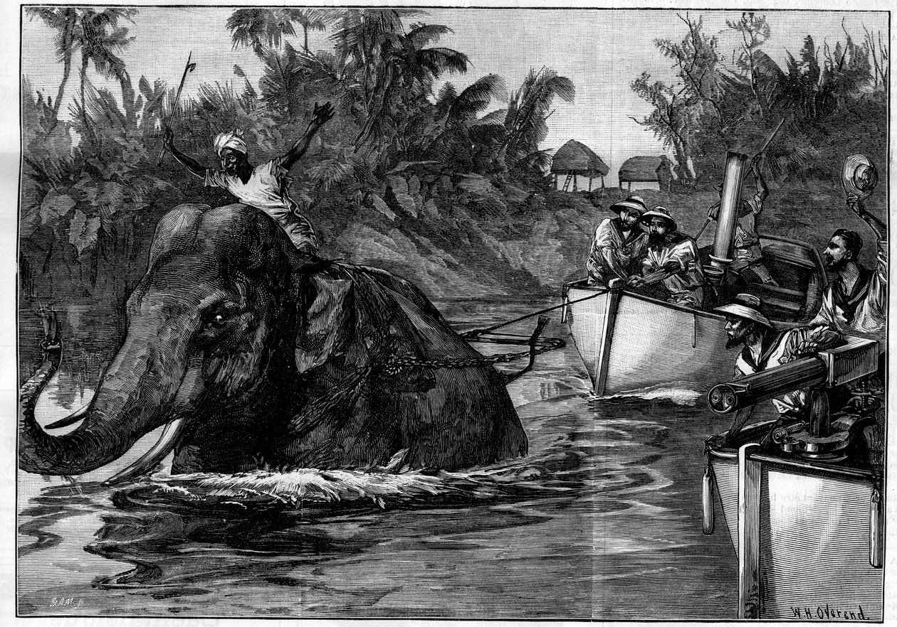 Metszet a „The Illustrous World”-ben, 1886. április 3. alkotó: French School